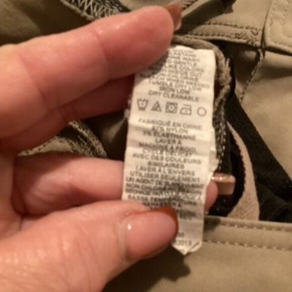 PrAna Halle Pants Sz 6 Straight Leg Roll Op Convertible Hiking Khaki - Picture 7 of 9